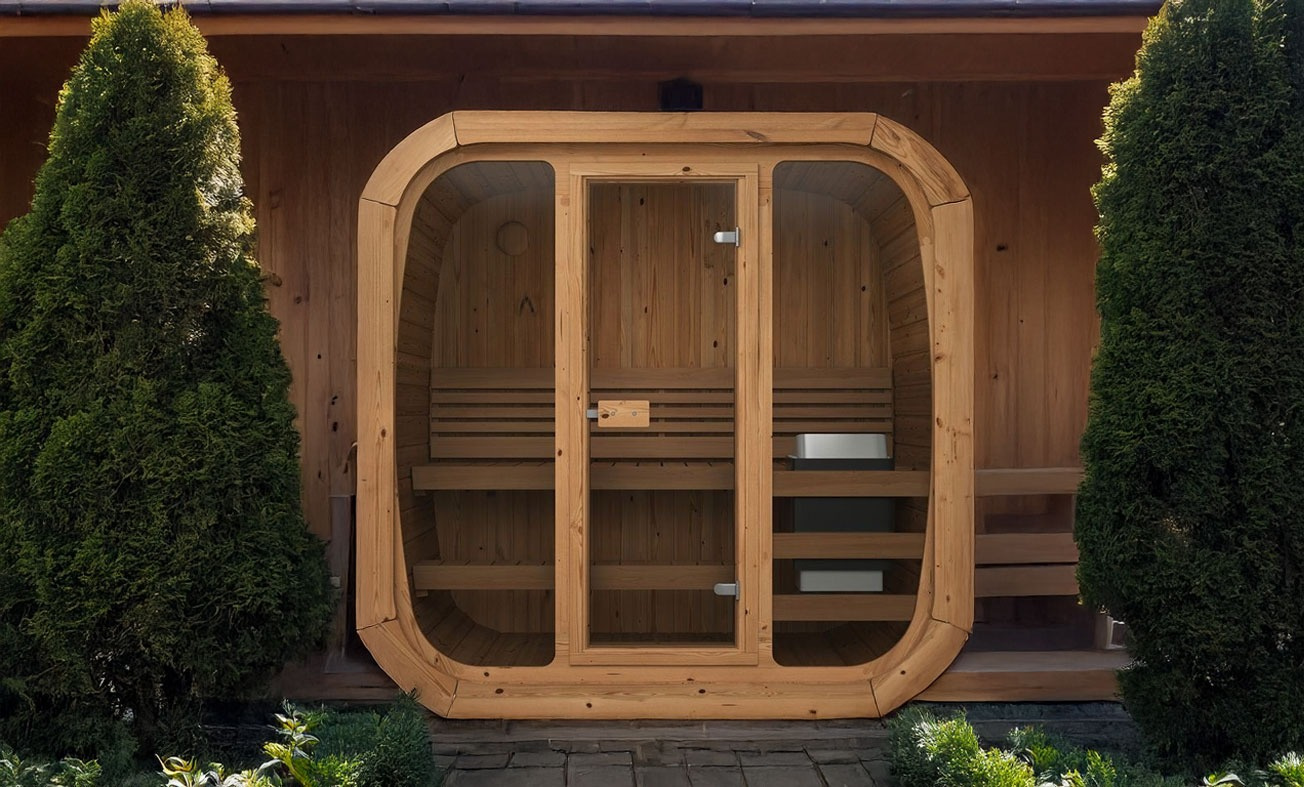 Icon 125 outer sauna for 2-3 people