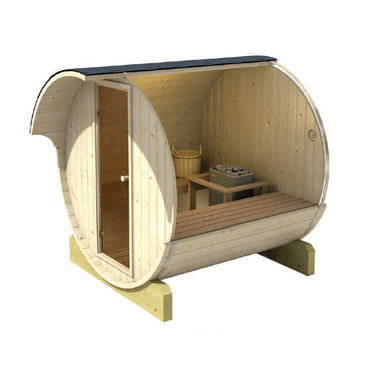 Garden sauna barrel 220 4-person
