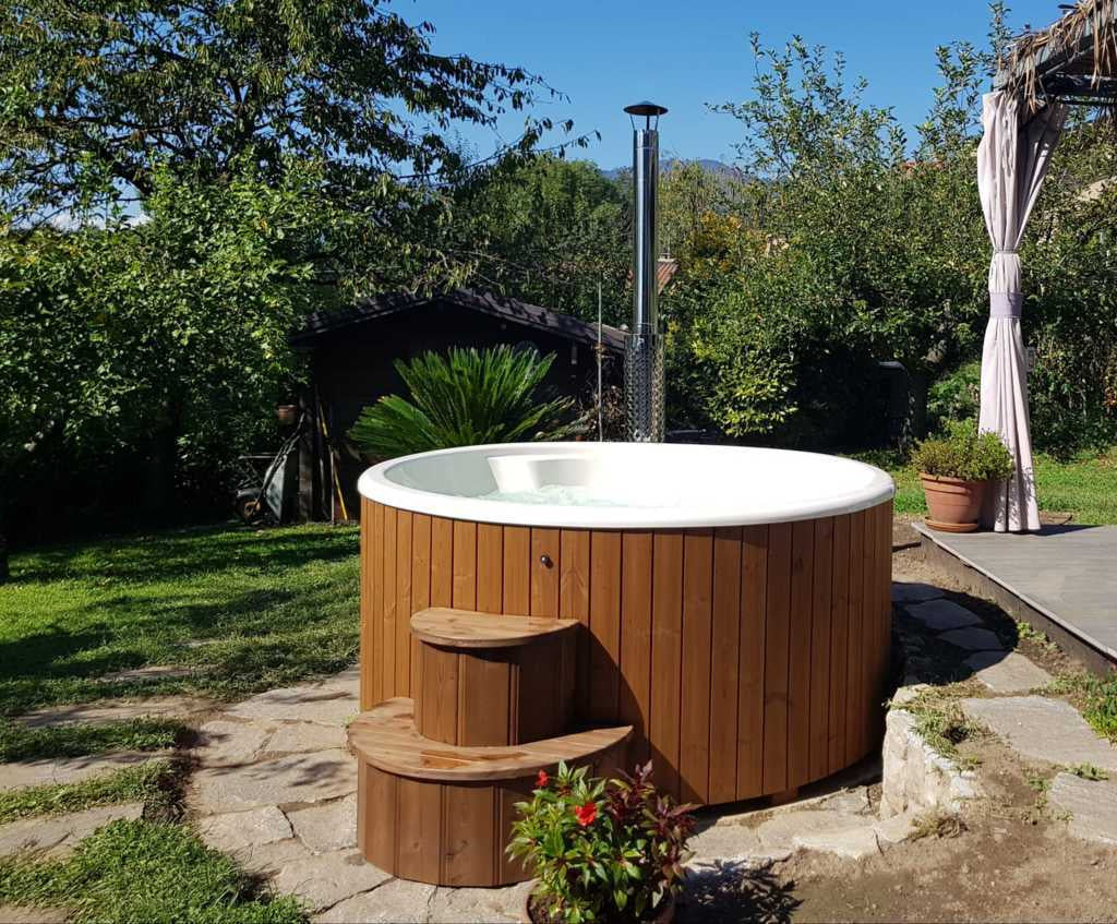 Luksusowa Balia Ogrodowa Zewnętrzna Lux Hot Tub 200 dla 3-4 osób | Szybkie Nagrzewanie | SPA | Relaks | Wellness