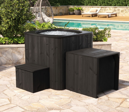 Nowoczesna Balia Zewnętrzna/ Cold Tub ICON dla 1 osoby | Zimna Wanna | SPA | Relaks | Wellness