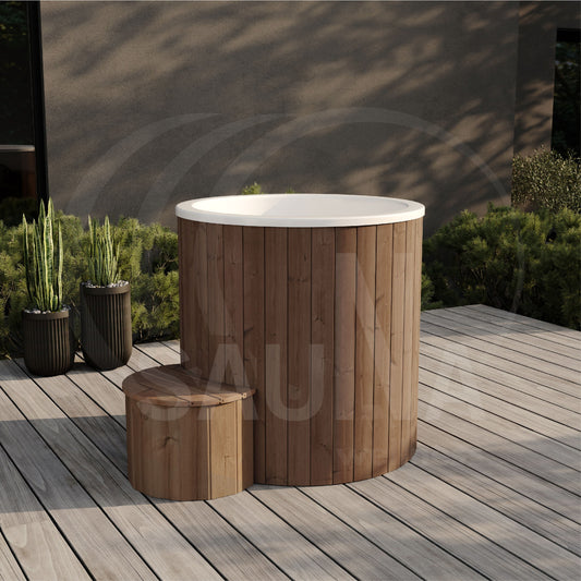 Balia zewnętrzna/ Cold cube 100 dla 1 osoby | Drewno Thermowood | Zimna Wanna | SPA | Relaks | Wellness