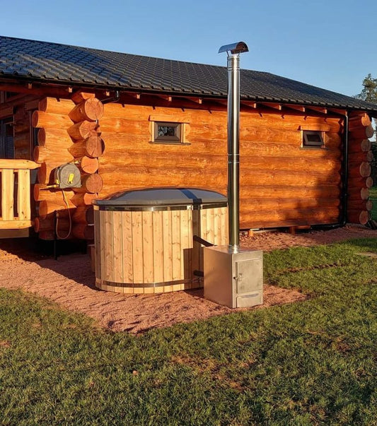 Nowoczesna Balia Zewnętrzna HOT TUB “OFURO dla 2-3 osób | Drewno Thermowood | Japoński design | SPA | Relaks | Wellness