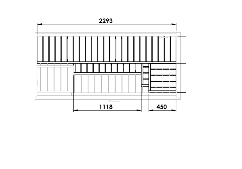 Sauna Ogrodowa Bali L – Przestronna Sauna Zewnętrzna na 4 Osoby z Piecem Elektrycznym, Idealna do Relaksu w Ogrodzie